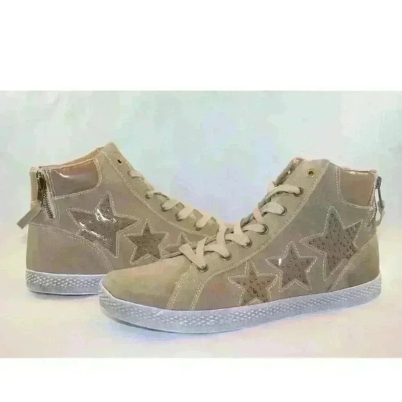 NEW B.F.T. by Barefoot Tess 'Emaya' Hi High Top Star Sneaker, Size 44 EU / 11 US - Picture 4 of 6